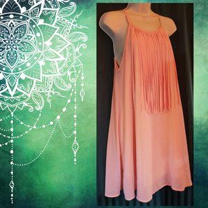 Kate Collection Fringe-front Dress